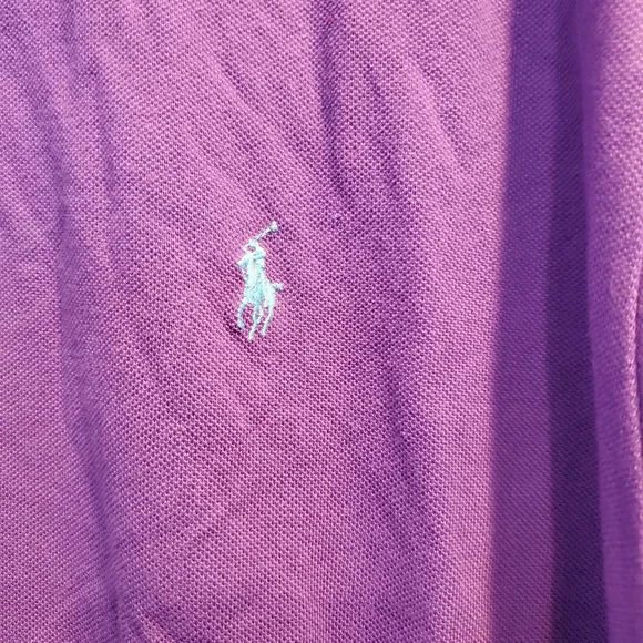Men's purple polo shirt size 2XL - Picture 9 of 10